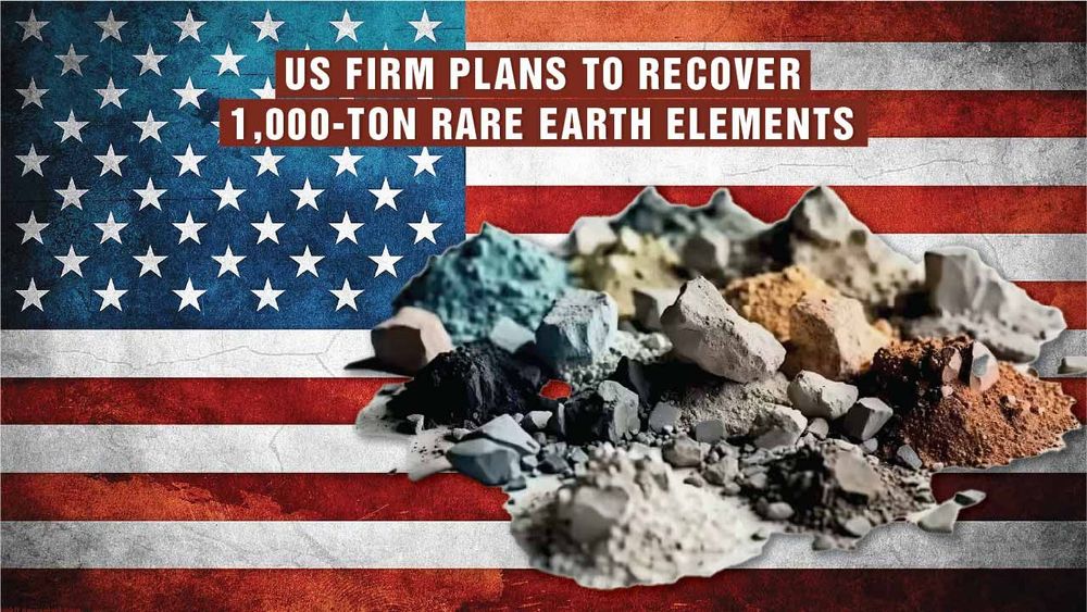 US Firm Plans To Recover 1,000-Ton Rare Earth Elements